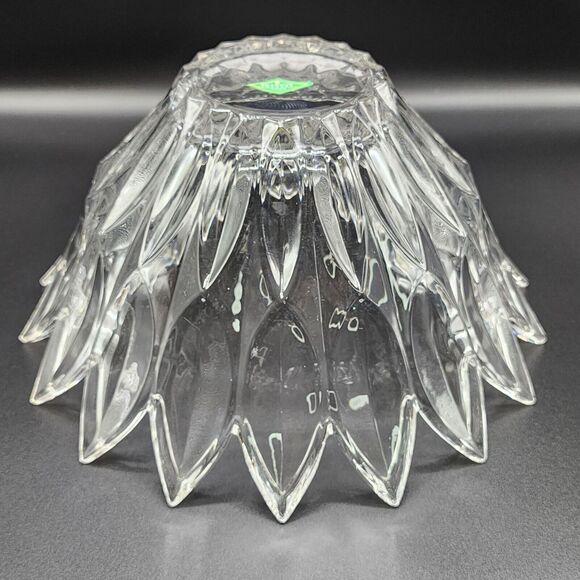 Shannon Lead Crystal Fruit Bowl Hand Crafted Designs Of Ireland 5.5x11.5 inch - Picture 5 of 7